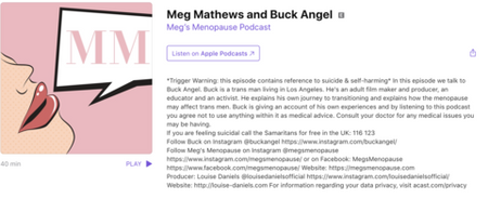 Meg Matthews Podcast-Man O Pause!