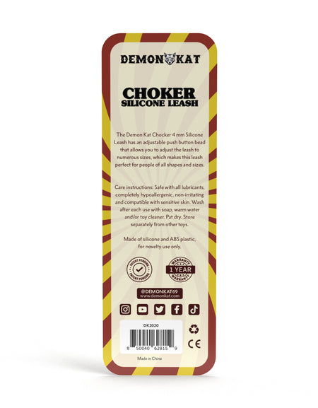 Buck Angel -FTM C- Ring Choker Silicone Leash -