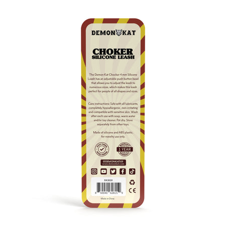 Buck Angel -FTM C- Ring Choker Silicone Leash -