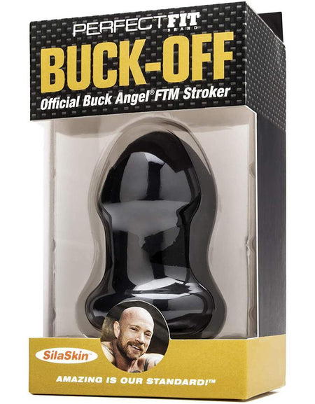 BUCK OFF -Trans Man FTM STROKER - Black - BAE